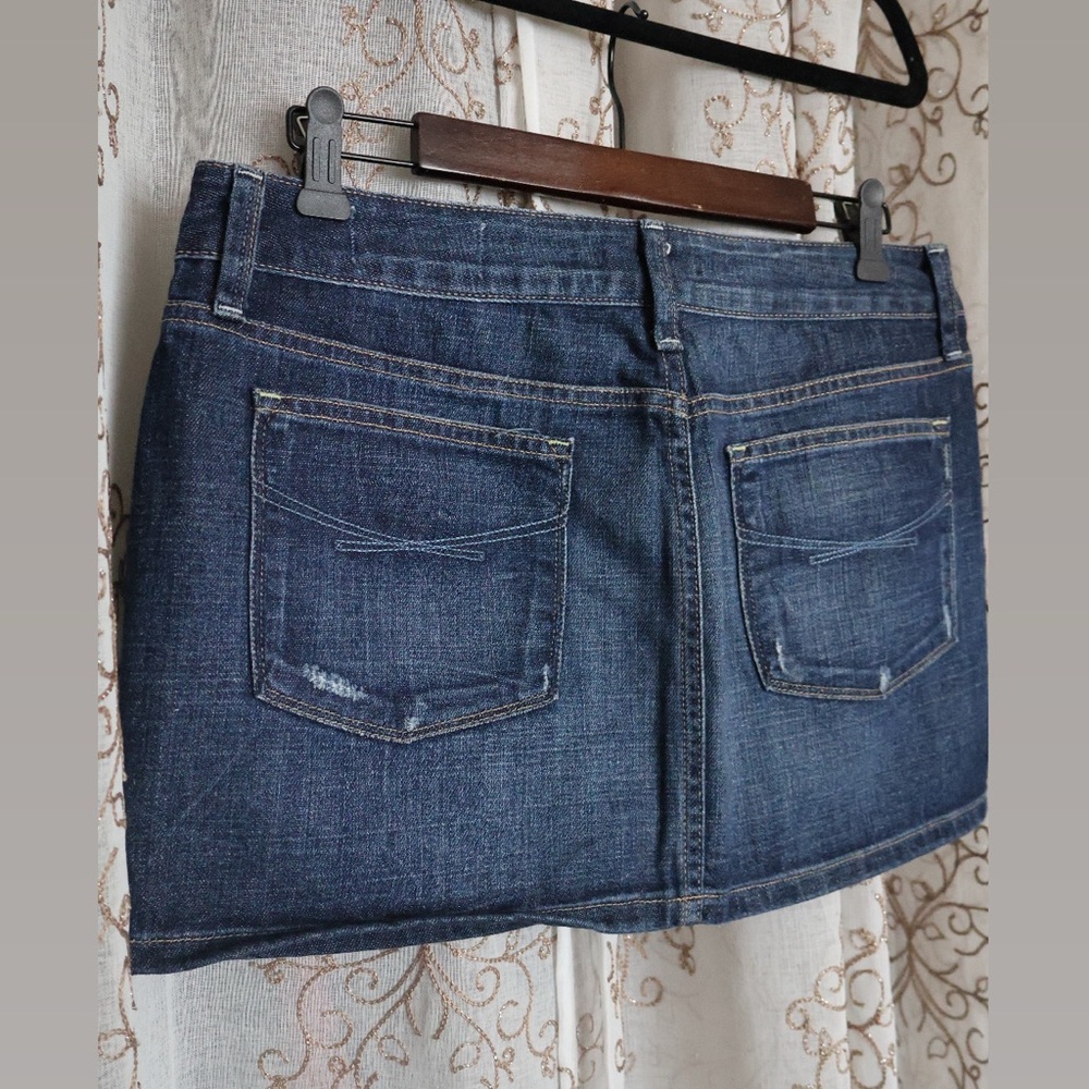 GAP Blue Pencil Mini Skirt Casual